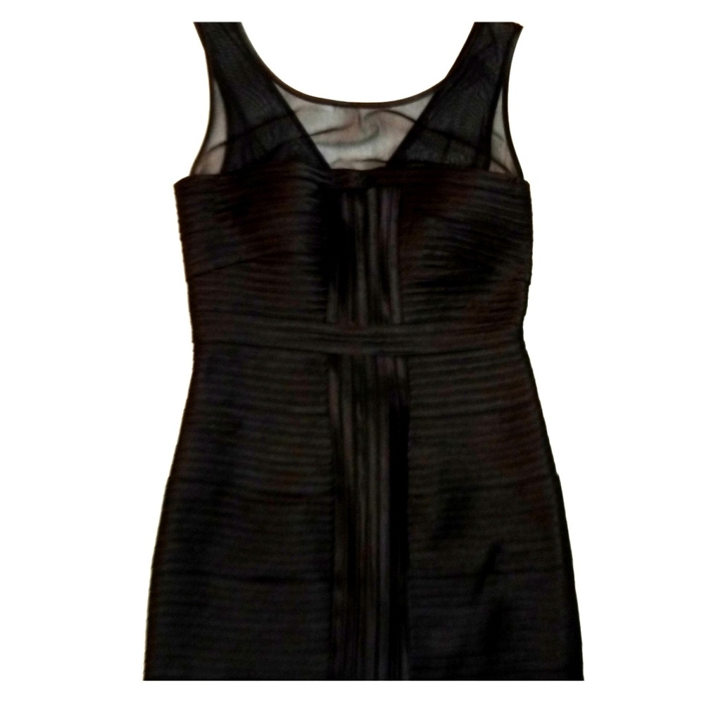 AKIRA Black Label Mesh Bodycon Dress S